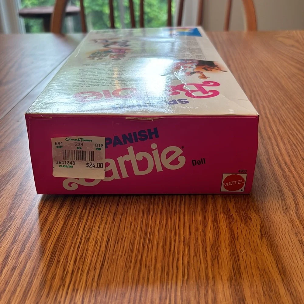 NIB 1991 DOLLS OF THE WORLD Barbie SPANISH #4963 - Picture 5 of 6